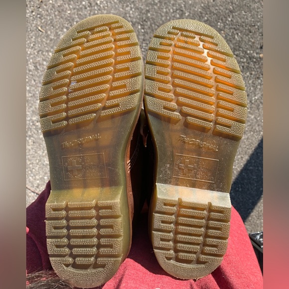 DR. MARTENS 1460 CRAZY HORSE LEATHER LACE UP BOOTS - (Ladies 6/Mens 5) - Picture 5 of 9